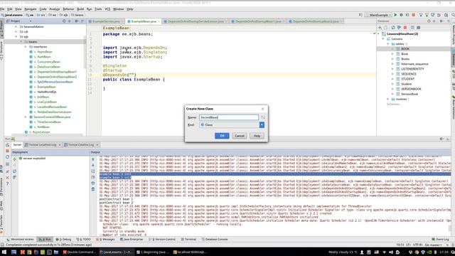 Java EE 126: EJB 4: EJB chain смотреть онлайн