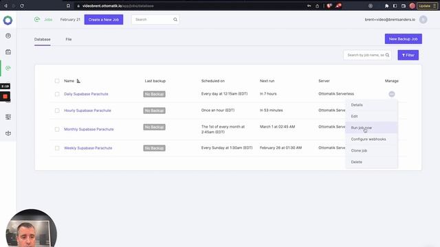 How to Set Up Hourly Supabase Backups on Ottomatik смотреть онлайн