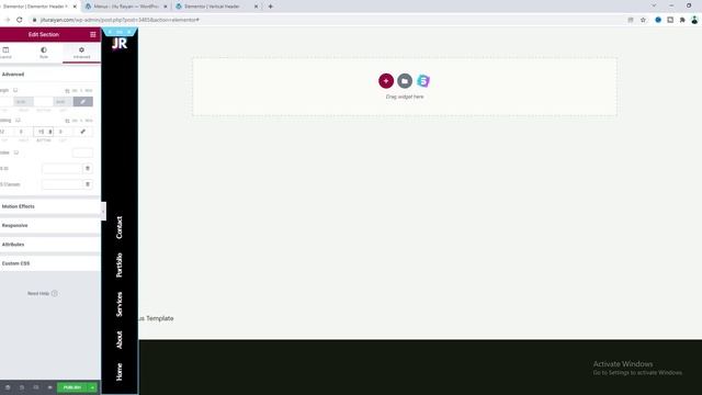 Create an Elementor Vertical Header | Elementor Sticky Vertical Sidebar Menu/Navigation смотреть онлайн