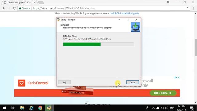 2191 - Installing WinSCP SFTP client and Copying files from windows to Matrix смотреть онлайн