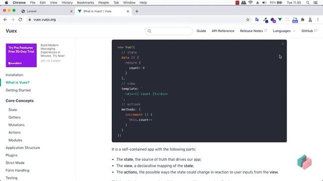 Intro Membangun Aplikasi SPA Laravel VueJS dengan Fitur Authentikasi смотреть онлайн
