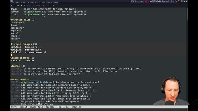 An Introduction to the Ultimate Git Interface, Magit! смотреть онлайн