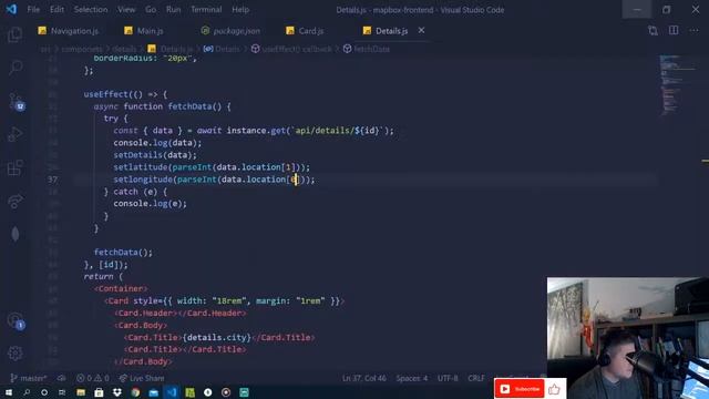 MapBox express/react.js cz.3 смотреть онлайн