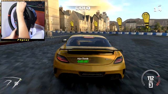 Mercedes SLS AMG Black Series - DriveClub at 2021 PS4 PRO (w/steering wheel) | Thrustmaster T300 смотреть онлайн