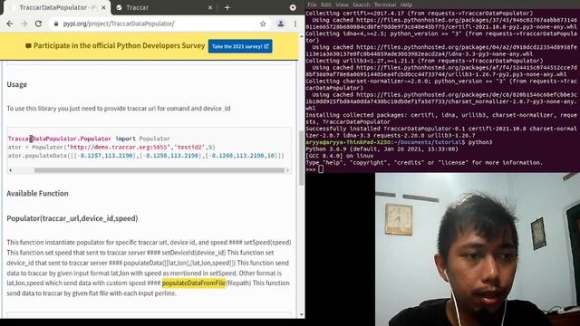 Simulate Movement for Traccar using Python Library | Traccar Tutorial for Beginner смотреть онлайн