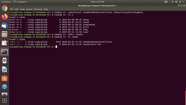 HDFS Commands смотреть онлайн