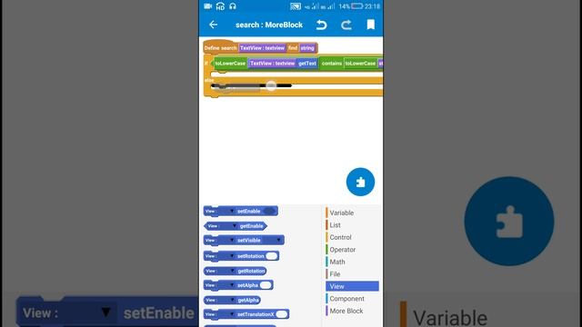 Search Multiple TextView in an Activity in Sketchware смотреть онлайн