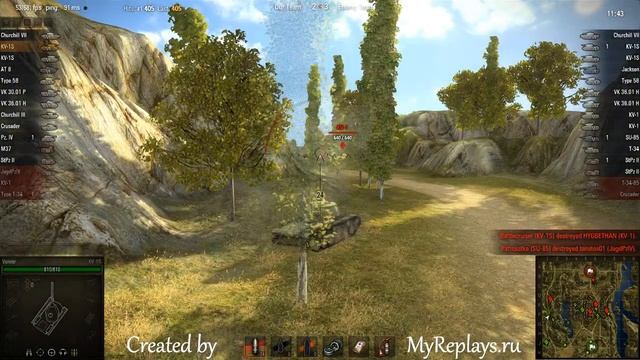 WOT: Monastery - KV-1S - 4 frags смотреть онлайн