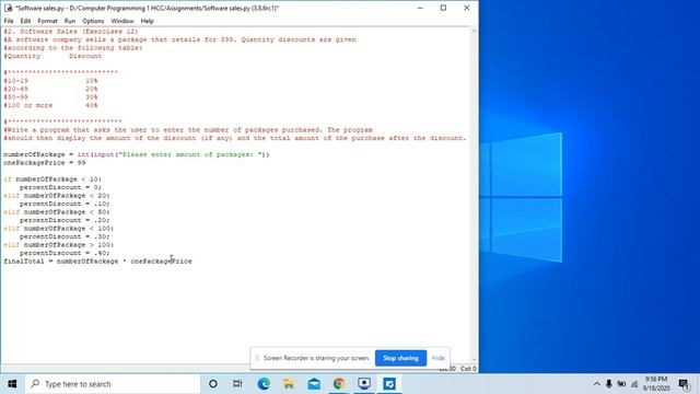 Python #11- Software sales смотреть онлайн