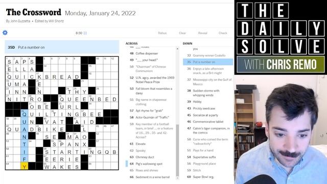 Two Themes in One Crossword! - 24 January 2022 New York Times Crossword смотреть онлайн