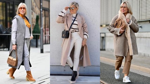 ОМОЛАЖИВАЮЩИЕ ОБРАЗЫ В СТИЛЕ STREET STYLE 2023 ДЛЯ ЖЕНЩИН 50+? ИДЕИ СТИЛЬНЫХ ОБРАЗОВ смотреть онлайн