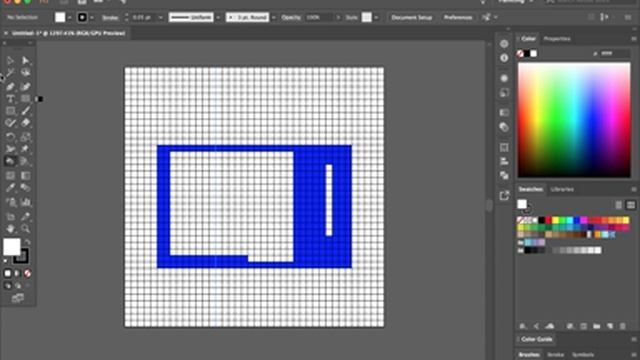 How to Make 8-Bit Art with Adobe Illustrator смотреть онлайн