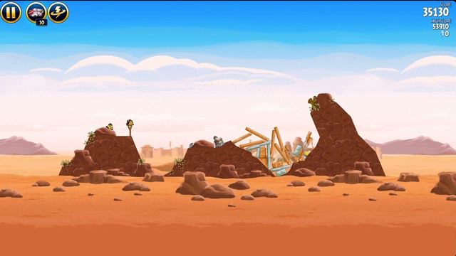 Angry Birds Star Wars Tatooine Level 1-18 смотреть онлайн