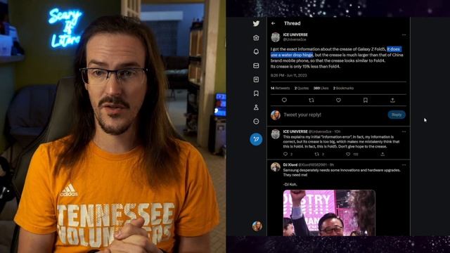 Tipster was WRONG about the Z Fold 5 hinge/crease смотреть онлайн