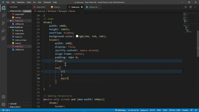 ?Responsive Website landing page with animation using HTML,CSS and JavaScript with explanation смотреть онлайн