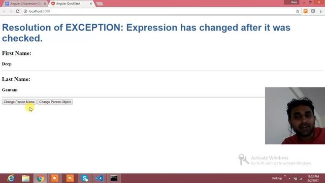 Expression has changed after it was checked exception resolution in angular 2 смотреть онлайн
