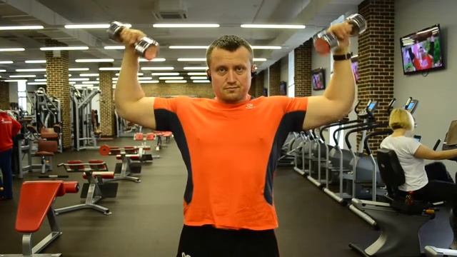 Вращение наружу с гантелями смотреть онлайн