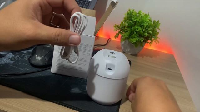 MINI UMIDIFICADOR DE AR USB - UNBOXING (SHOPEE E ALIEXPRESS) смотреть онлайн