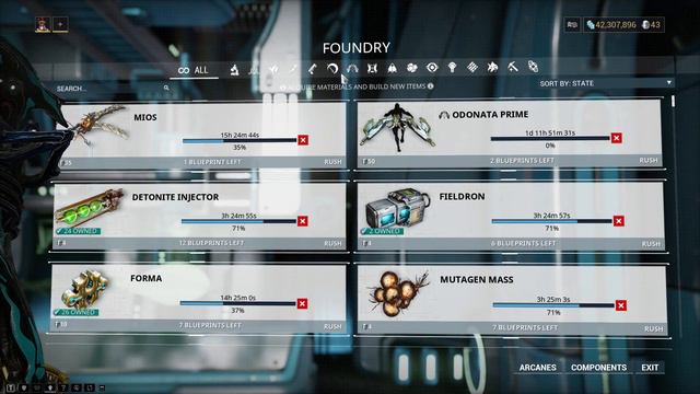 Warframe | Mastery Rank 23 Achieved! Leveling Complete Blueprint Farming Time! смотреть онлайн