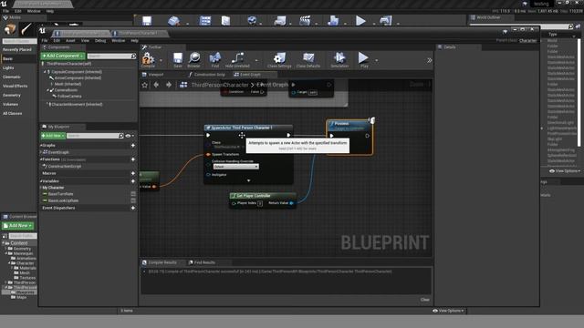 Ue4. Смена персонажа через Possess. | Урок #3 Unreal Engine смотреть онлайн