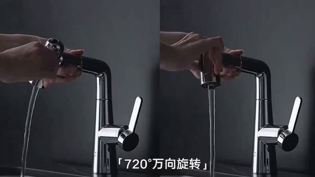 Обзор выдвижного смесителя для раковины Xiaomi Mijia Pull-out Basin Faucet S1 (MJCLSMPLT01DB) смотреть онлайн