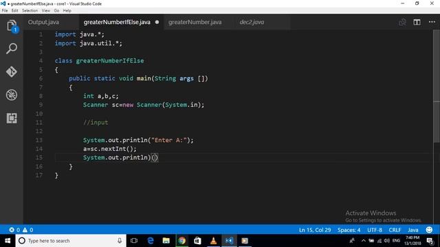 How can create Greater Number Using if else : in java | Find Largest number using if else : in jav смотреть онлайн