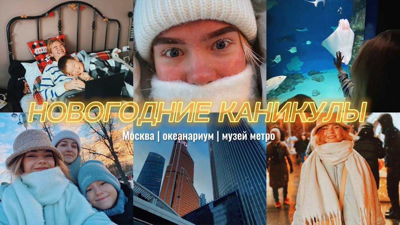 30. НОВОГОДНИЕ КАНИКУЛЫ (часть 2): Москва / океанариум / покупки смотреть онлайн
