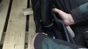 Установка лыжи на снегоход Тайга