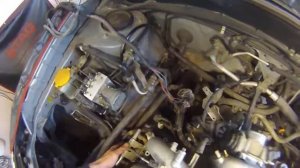 SUBARU forester SH 2.5 AWD EJ 253 демонтаж впускного колектора