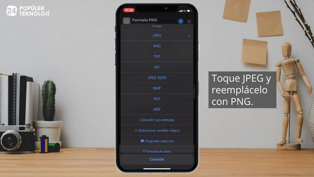 Como convertir una imagen a png en iPhone смотреть онлайн