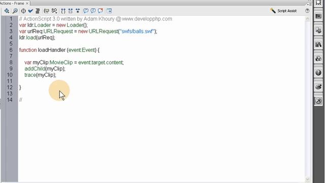 Command the Timeline of Externally Loaded SWF Files - Actionscript 3.0 Tutorial CS3 CS4 смотреть онлайн