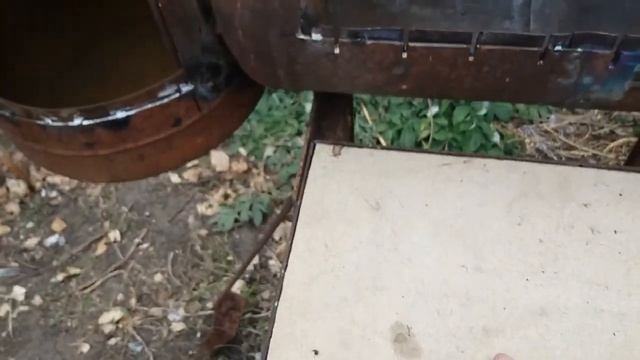 Мангал из огнетушителя и газовых балонов 01.10.17. Мангал своими руками смотреть онлайн