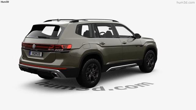 Volkswagen Atlas SEL Peak Edition 2023 3D model by Hum3D.com смотреть онлайн