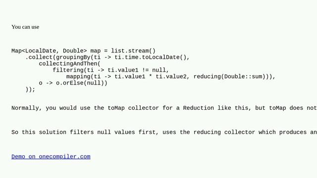 How to have multiple ways of doing aggregation based on a condition when 'groupingBy' in Java str.. смотреть онлайн