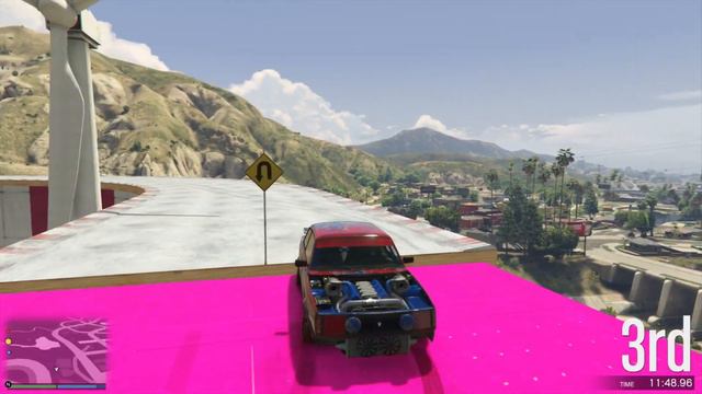( Gta 5 Online ) Unbelievable Parkour with Vulcar Nebula Turbo Drift car смотреть онлайн