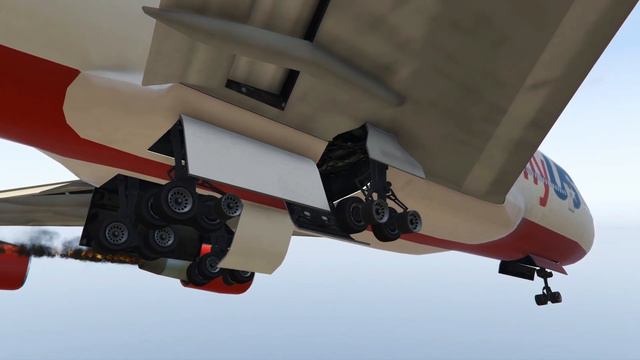 FlyUs Airplane Crashing Into Los Santos Airport While Attempting An Emergency Landing (GTA5)🛬 смотреть онлайн