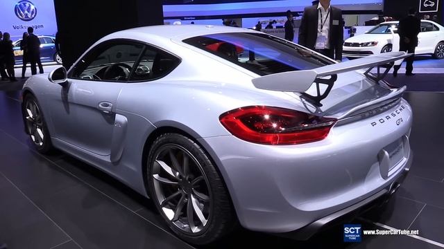 2016 Porsche Cayman GT4 - Exterior and Interior Walkaround - 2016 Detroit Auto Show смотреть онлайн