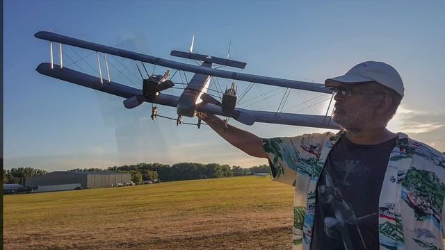54” Rubber-Powered Martin MB-1 - Trim Flights смотреть онлайн