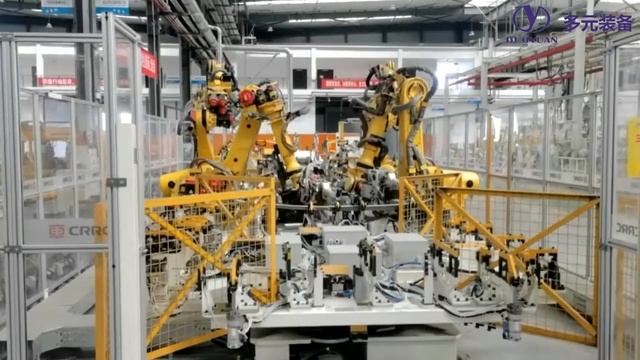 Car Body Manufacturing Plant Welding Rbotic System- Fast Manufacturing & Efficiency-Duoyuan смотреть онлайн