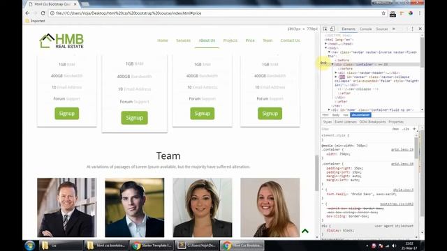 35 responsive 1 - HTML CSS Bootstrap Project - A Static Website смотреть онлайн