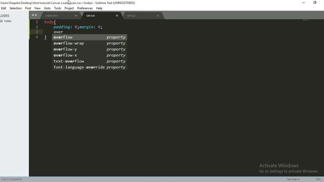Lesson- 23 | Canvas Loading |HTML Basics Tutorial (In Hindi) смотреть онлайн