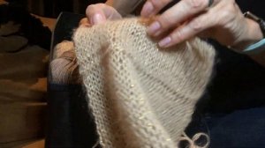 Part 1. Вяжу кардиган/кимоно | пряжа Alize Angora gold Simli |