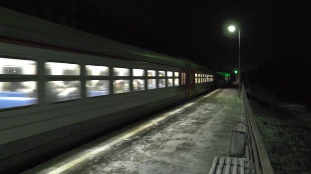 Электропоезд ЭД4М-0102 платформа Сушкинская смотреть онлайн