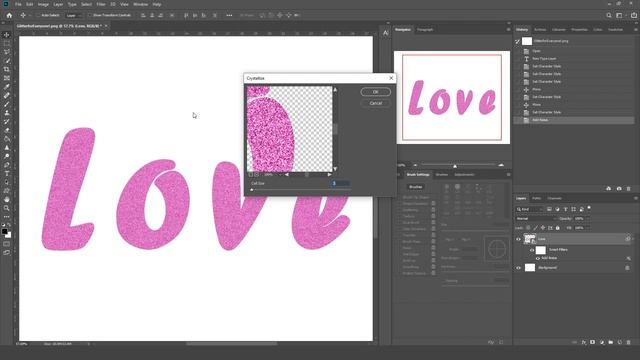 How to Create Glitter Text in Photoshop ✨ смотреть онлайн