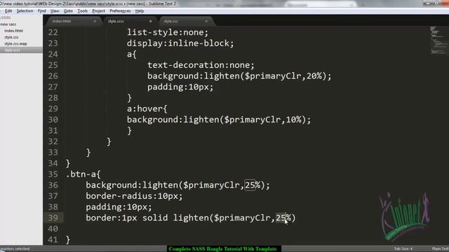 CSS SASS Video Tutorial for Advance Developer смотреть онлайн