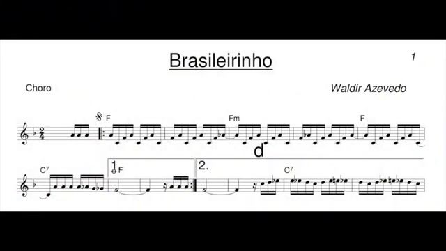 W. Azevedo, Brasileirinho, for tenor recorder смотреть онлайн