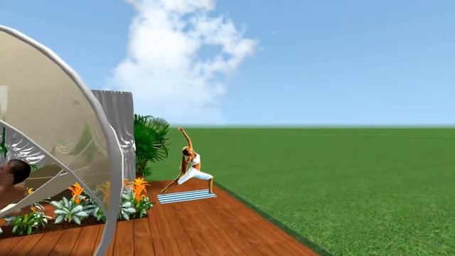 Ландшафтный дизайн 3D визуализация рекреационной зоны парка смотреть онлайн