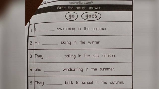 Simple Present Tense (verb: go, goes) :: CEFR :: GET SMART PLUS YEAR 3 UNIT :: смотреть онлайн