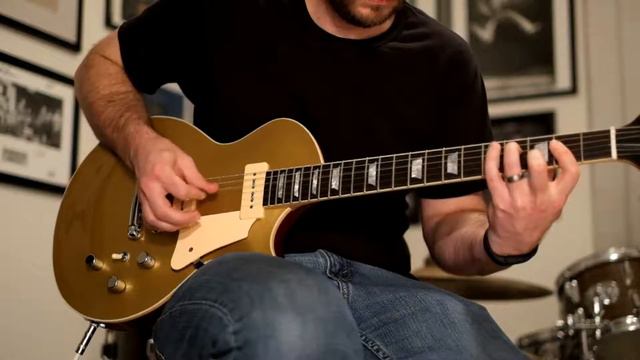 Equitz Guitars Goldtop with Dominger custom P90 soapbar pickups смотреть онлайн