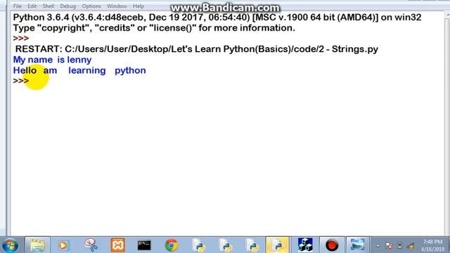 Let's Learn Python Programming Basics Part 4 Strings смотреть онлайн